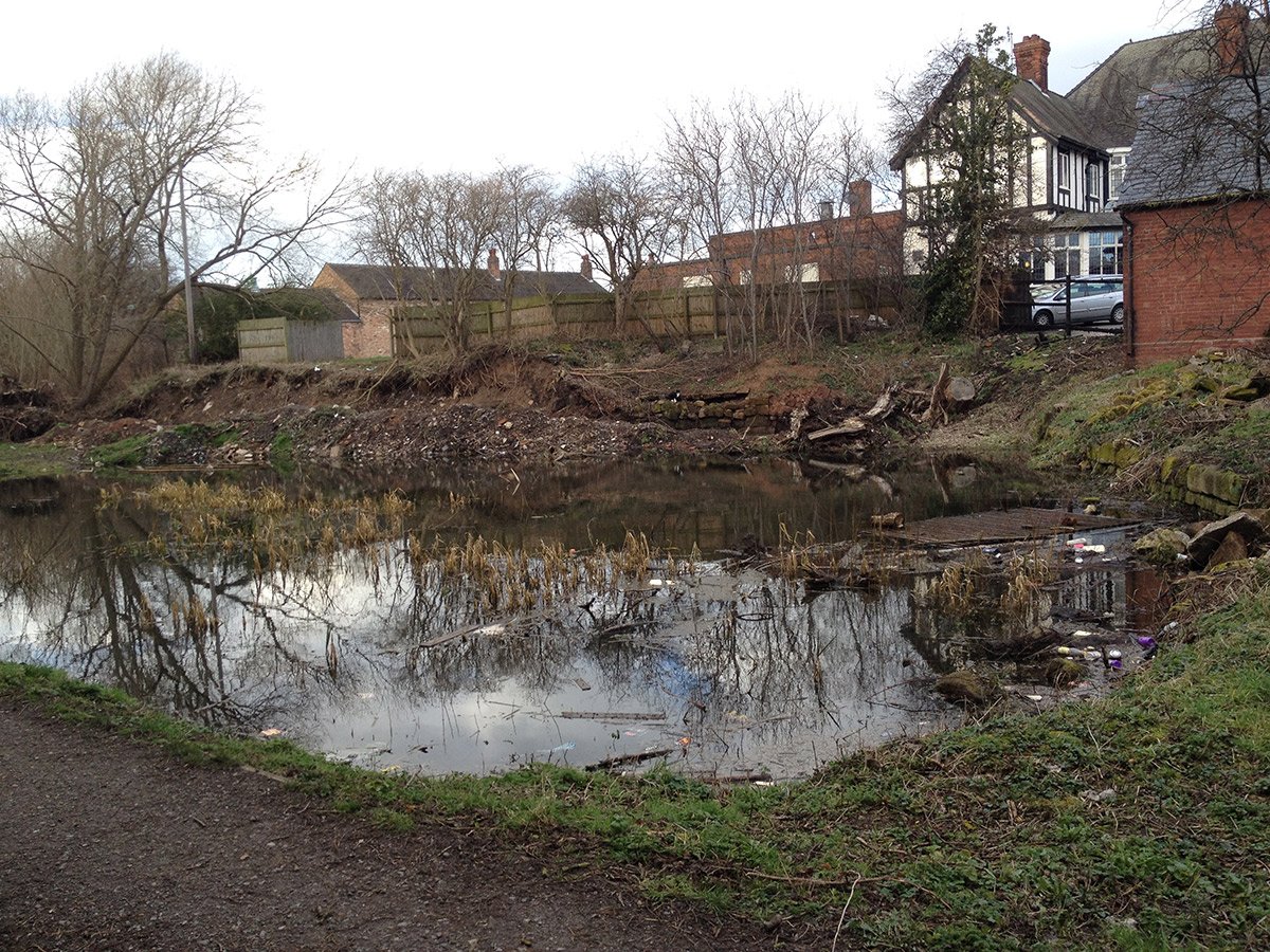 Photograph of Former canal winding hole